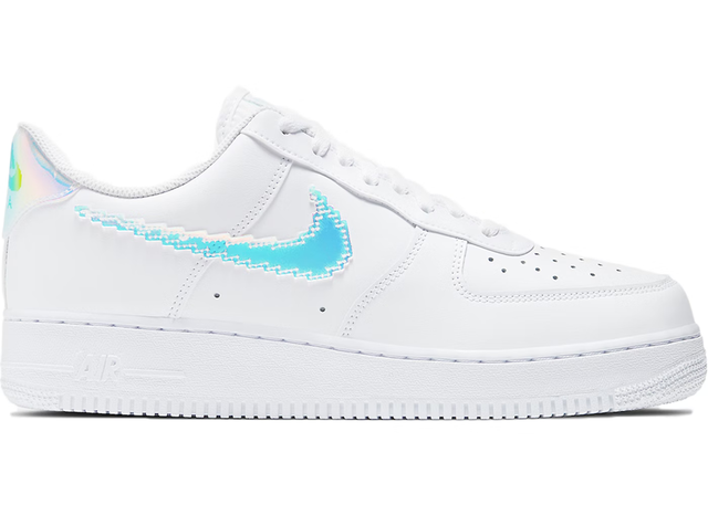 nike air force 1 iridescent swoosh