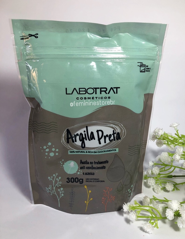 Argila Preta 300g Labotrat Feminine Store