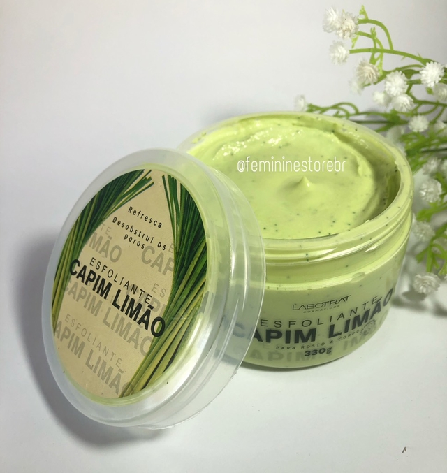 Esfoliante Capim Lim O Para Rosto E Corpo Labotrat