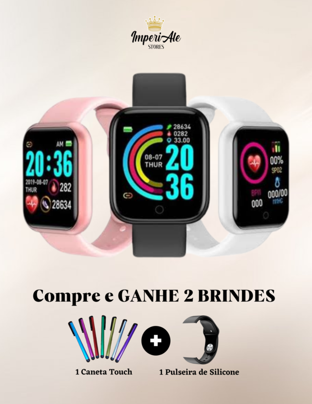 Smartwatch Relógio de Pulso Digital - Brindes Design