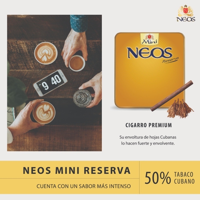 Neos Mini Reserva Lata x10 Tabaquería San Jorge