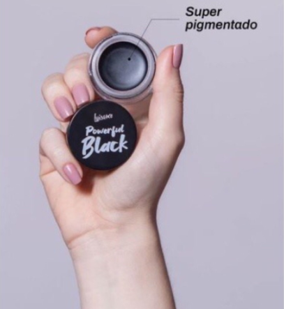 Delineador Em Gel Powerful Black Luisance Portal Make