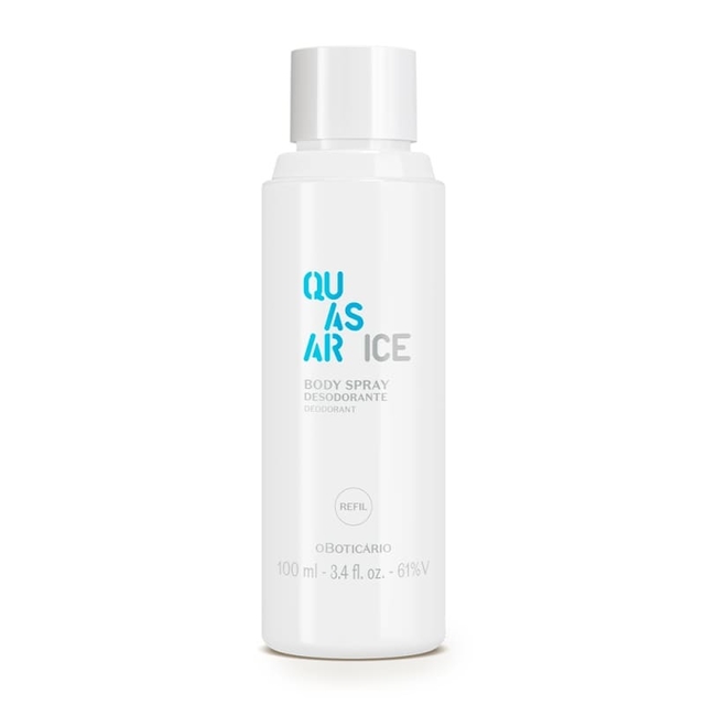 Refil Body Spray Desodorante Quasar Ice 100ml