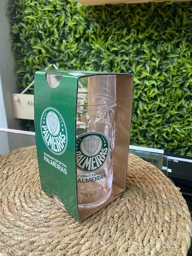 Caneca Chopp Palmeiras Abacaxi Golden Presentes