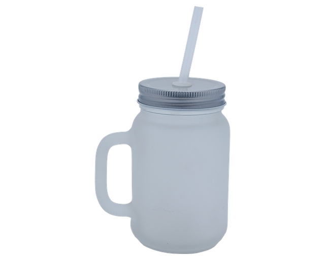 Juego De 6 Vasos De Vidrio 16 Oz Con Tapa Y Popote Para Cafe Caliente Frio  Set