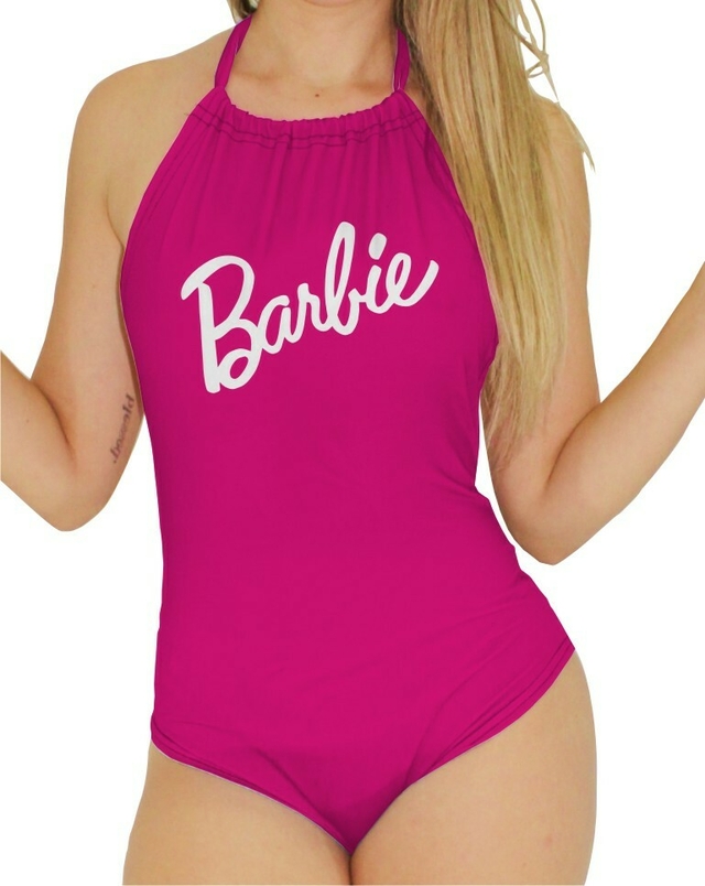 Fantasia Body Bori Barbie Carnaval Rosa Adulta Feminina