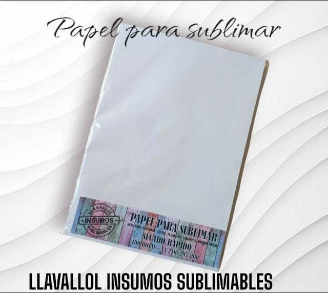 papel de sublimacion A4 economico de secado rapido