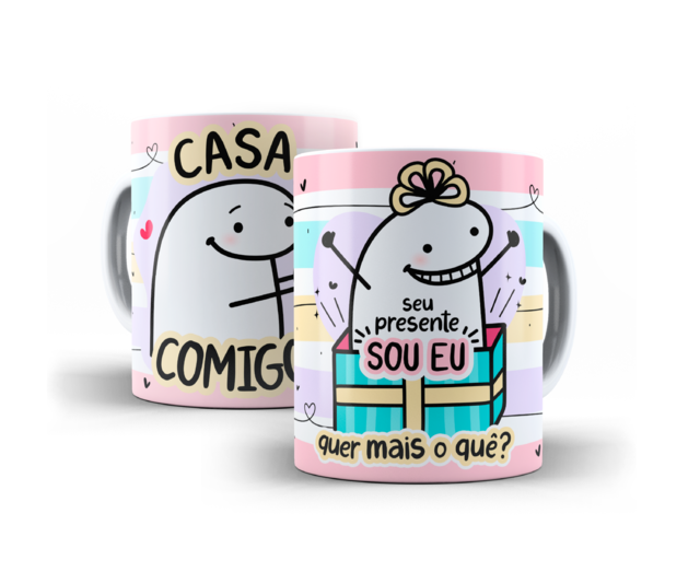 Caneca Personalizada Dia Dos Namorados Seu Presente Sou Eu Quer