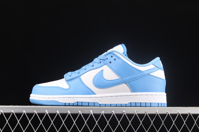 nike dunk white university blue