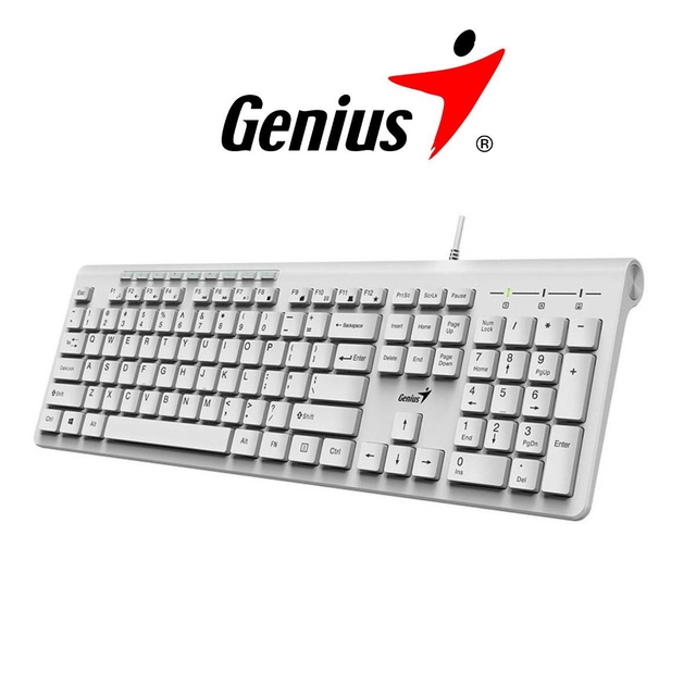 Teclado Genius Slimstar Blanco Comprar En Poweron