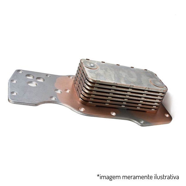 Radiador de óleo motor Cummins ISB 6 cilindros