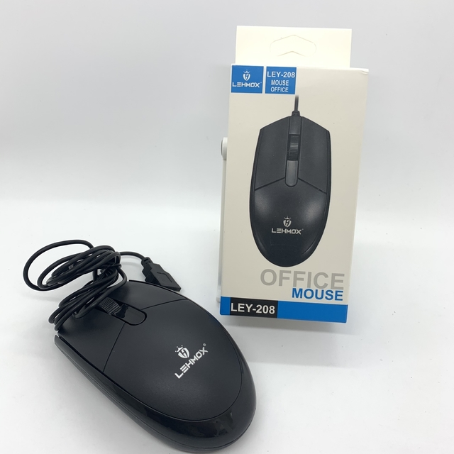 Mouse Optico Fio 1600dpi Lehmox LEY208