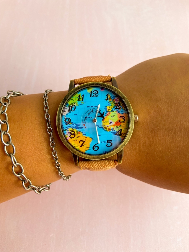 Reloj Mapamundi Comprar en Azul