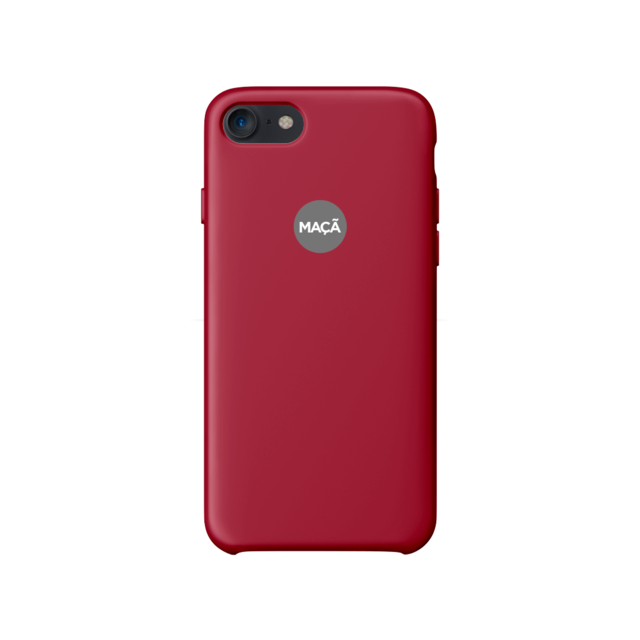 Iphone Capa Silicone Marsala Playfix Br