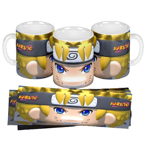 Caneca 3D Naruto Sorrindo - Tio Gêra