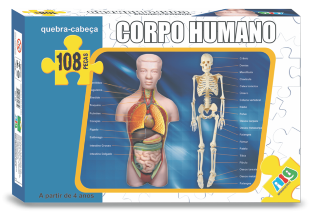 Novo Jogo Anatomia Com Aplicativo Completo Original Grow - Outros Jogos -  Magazine Luiza