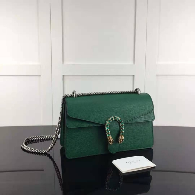 green bolsa gucci