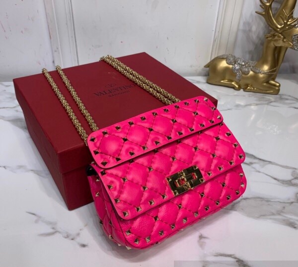 valentino rockstud spike bolsa small