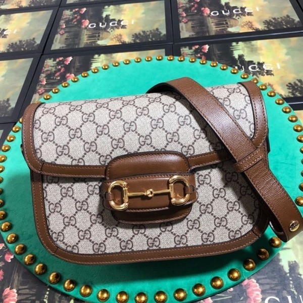 gucci small 1955 horsebit shoulder bolsa