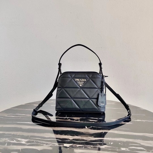 prada spectrum leather shoulder bolsa