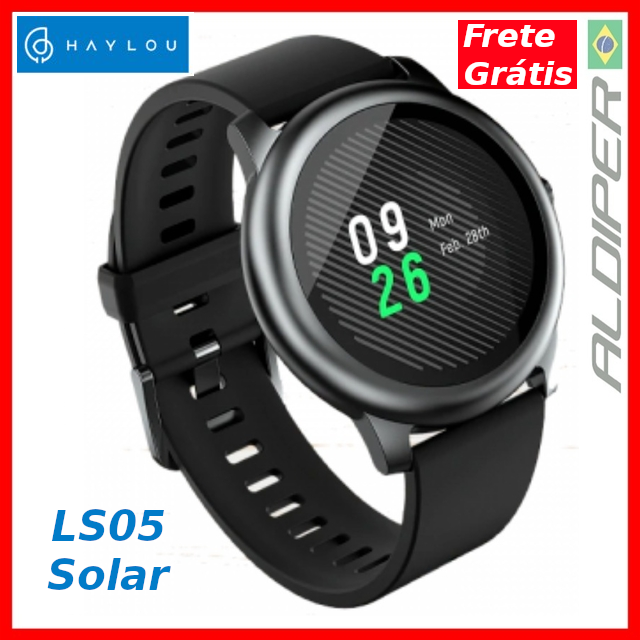 relógio smartwatch haylou solar ls05 versão global