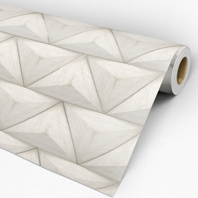 TANYANG Papel de parede personalizado 3D Murais Retrô Geométrico Triângulo  Xadrez Costura Pano 3D Fundo de TV Papel de Parede 430 cm (W)×300 cm (H)