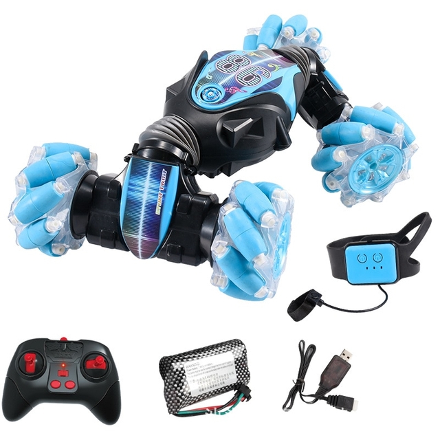 RC Controle Remoto Stunt Car para Crianças, Assista Sensor de Gesto,  Rotação LED, Brinquedo Eletrônico Presente para Meninos, 2.4G, Mais Novo,  2023