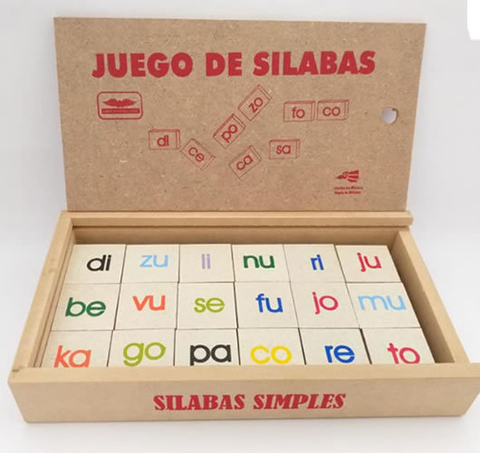 Juego De Silabas Simples Comprar En La Educadora Shop