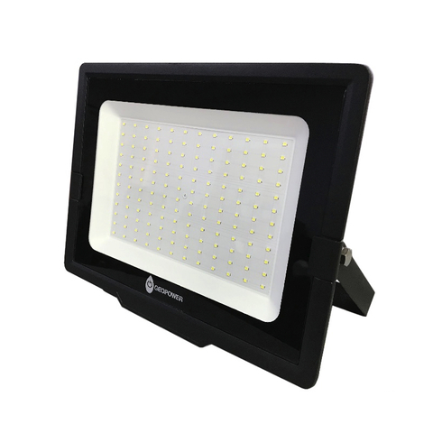 REFLECTOR FLAT LED LUZ FRÍA 200W GEOPOWER