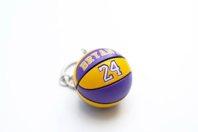 Chaveiro Bola de Basquete Basketball: Kobe Bryant 24 Los Angeles