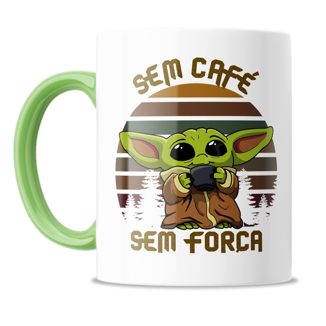 Caneca Personalizada Yoda Star Wars - Faça ou Não Faça