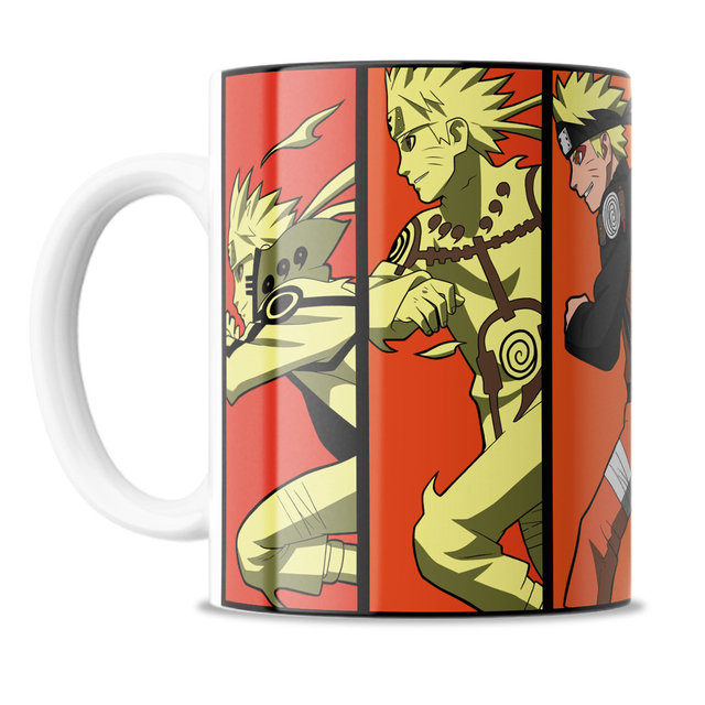 Caneca Aldeia da Folha - Naruto - Presentes Criativos e Diferentes