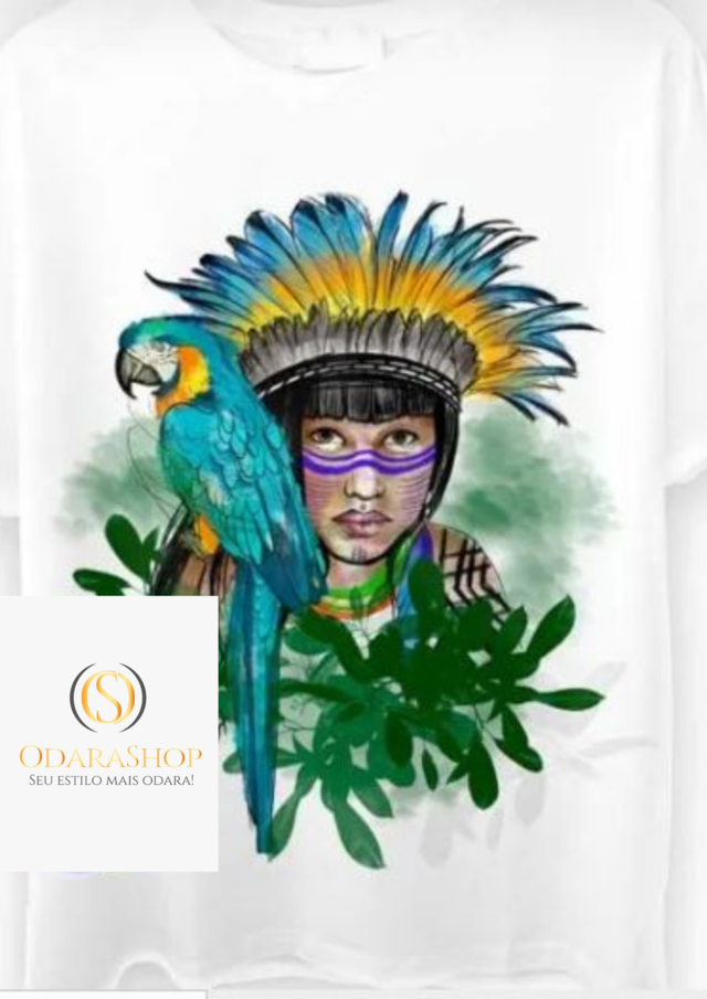 Camiseta Cabocla Arara Comprar Em Odarashop