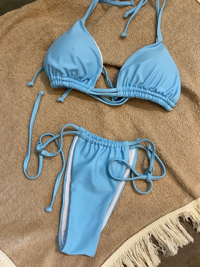 Bikini Azul Claro Comprar En Mar De Luz