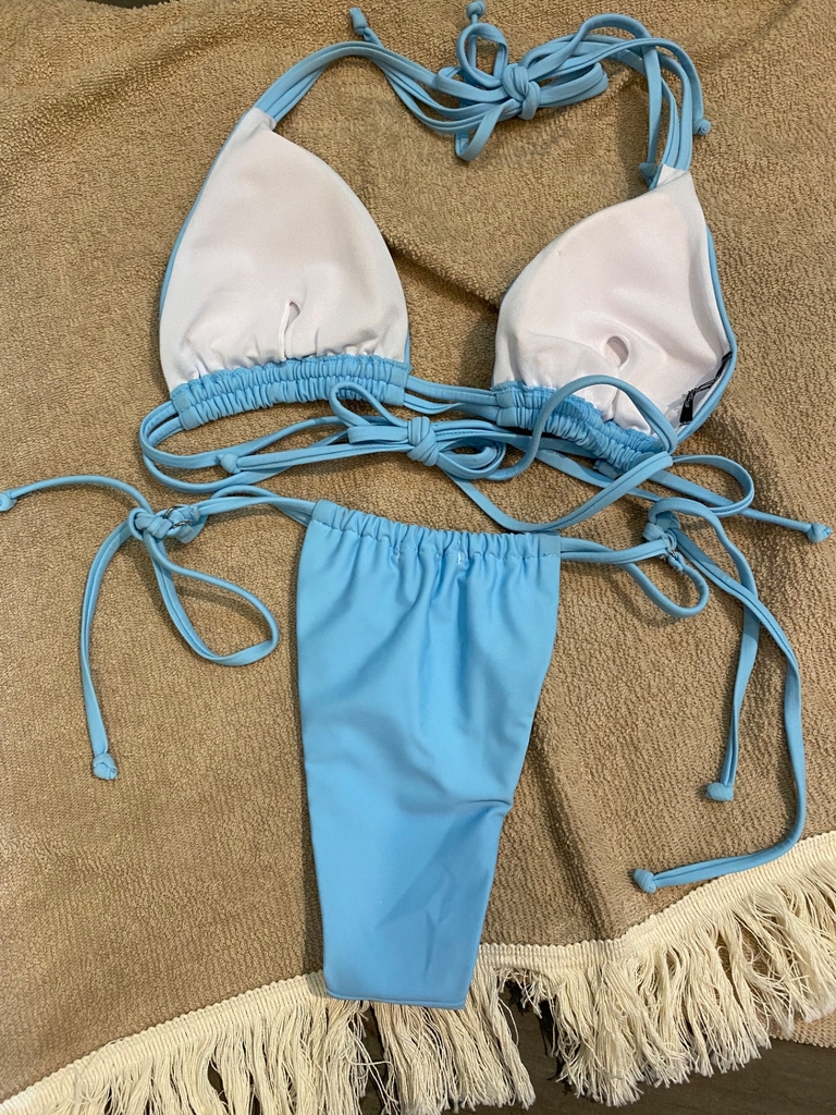 Bikini Azul Claro Comprar En Mar De Luz