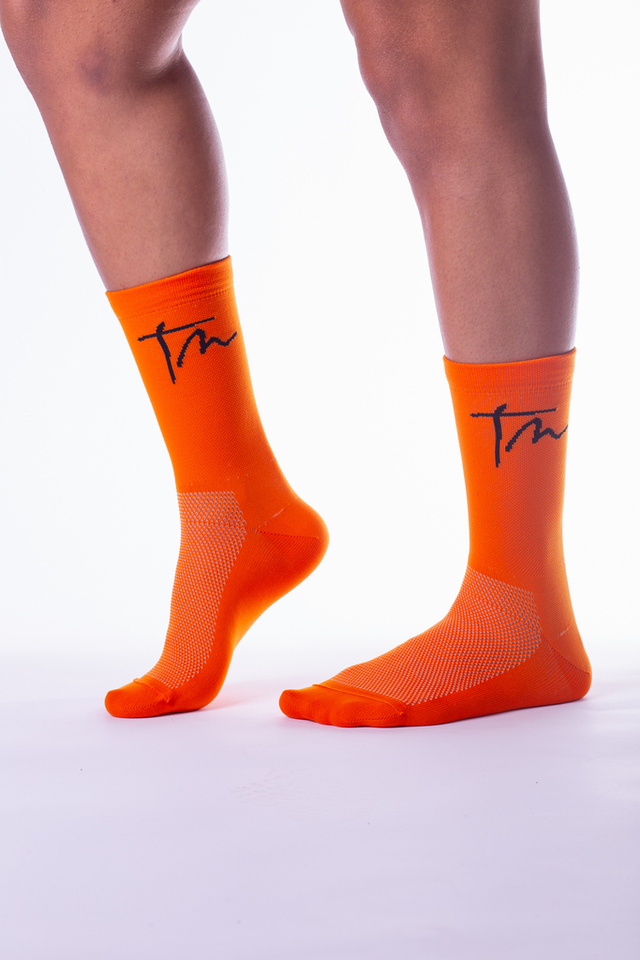 puma orange socks