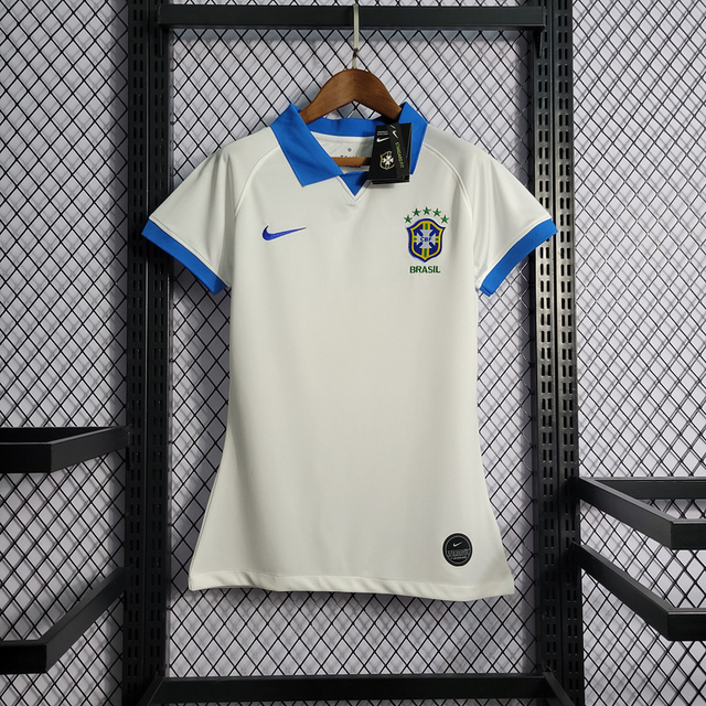 Nube Pebish mimar Camisa Brasil Away 19/20 - Torcedor Nike Feminina