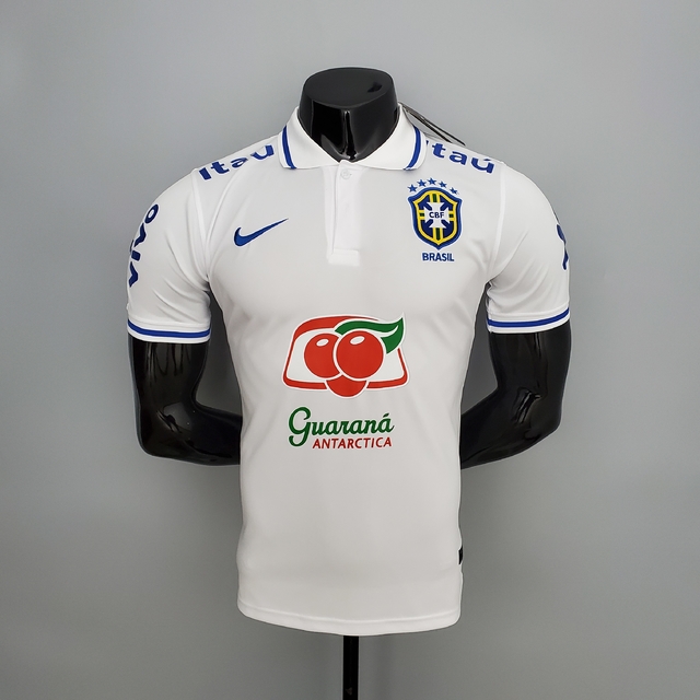 camisa seleçao brasil branca