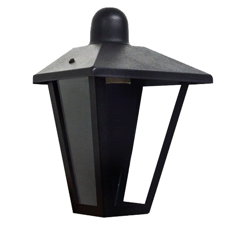 FAROL DE HIERRO DE PARED DE 3 CARAS DE VIDRIO F 124 FERROLUX