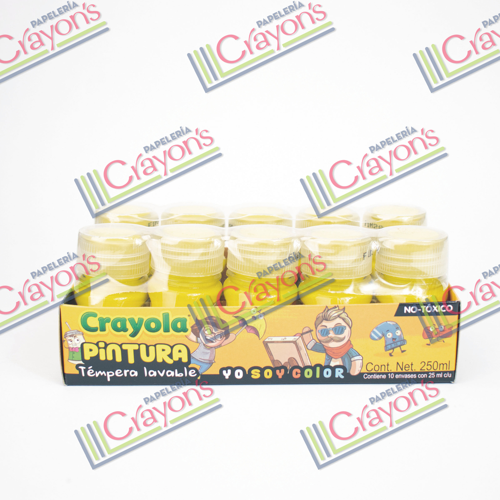 Pintura Crayola Amarilla Comprar En Papeleria Crayons