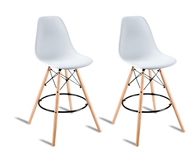 banqueta eames wood