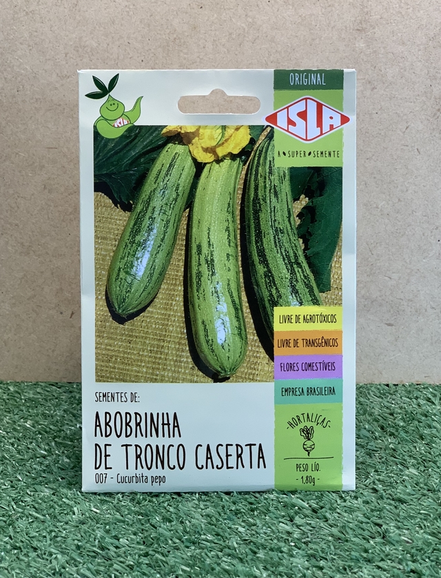 Sementes De Abobrinha De Tronco Caserta 1 80g