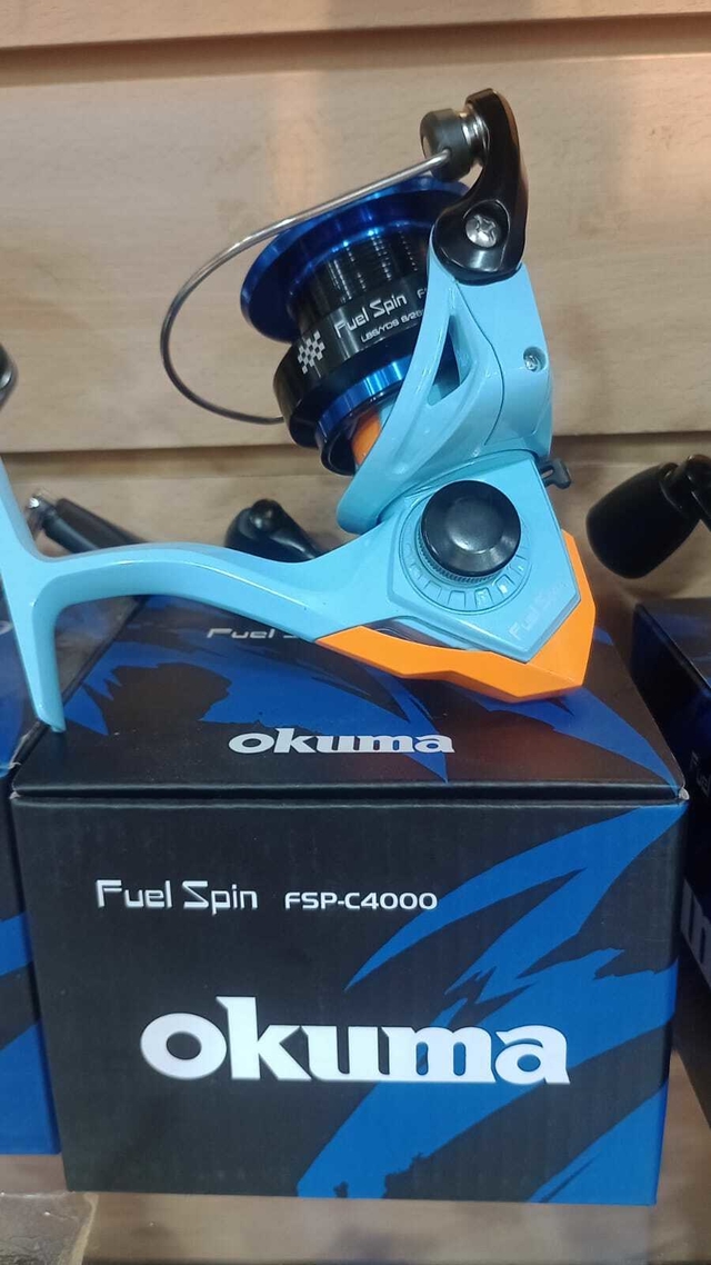 REEL FRONTAL OKUMA FUEL SPIN 4000 CARR ALU