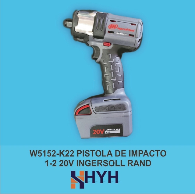 W5152-K22 PISTOLA DE IMPACTO 1-2 20V - INGERSOLL RAND
