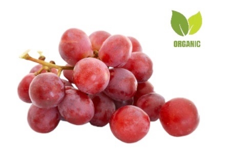 Organic Red Grapes, Seedless