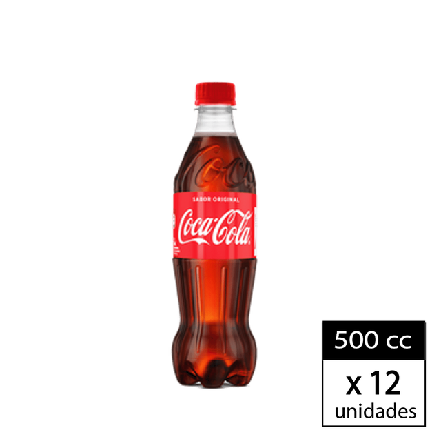 COCA COLA DESCARTABLE X 500 Cc X 12 Und