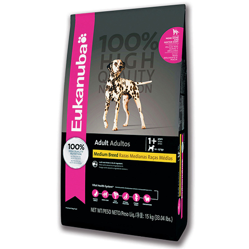 EUKANUBA ADULT MEDIUM BREED 15 KG - Zona Mascotas