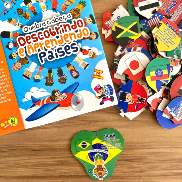 Descobrindo e Aprendendo Países Jogo Educativo e Pedagógico