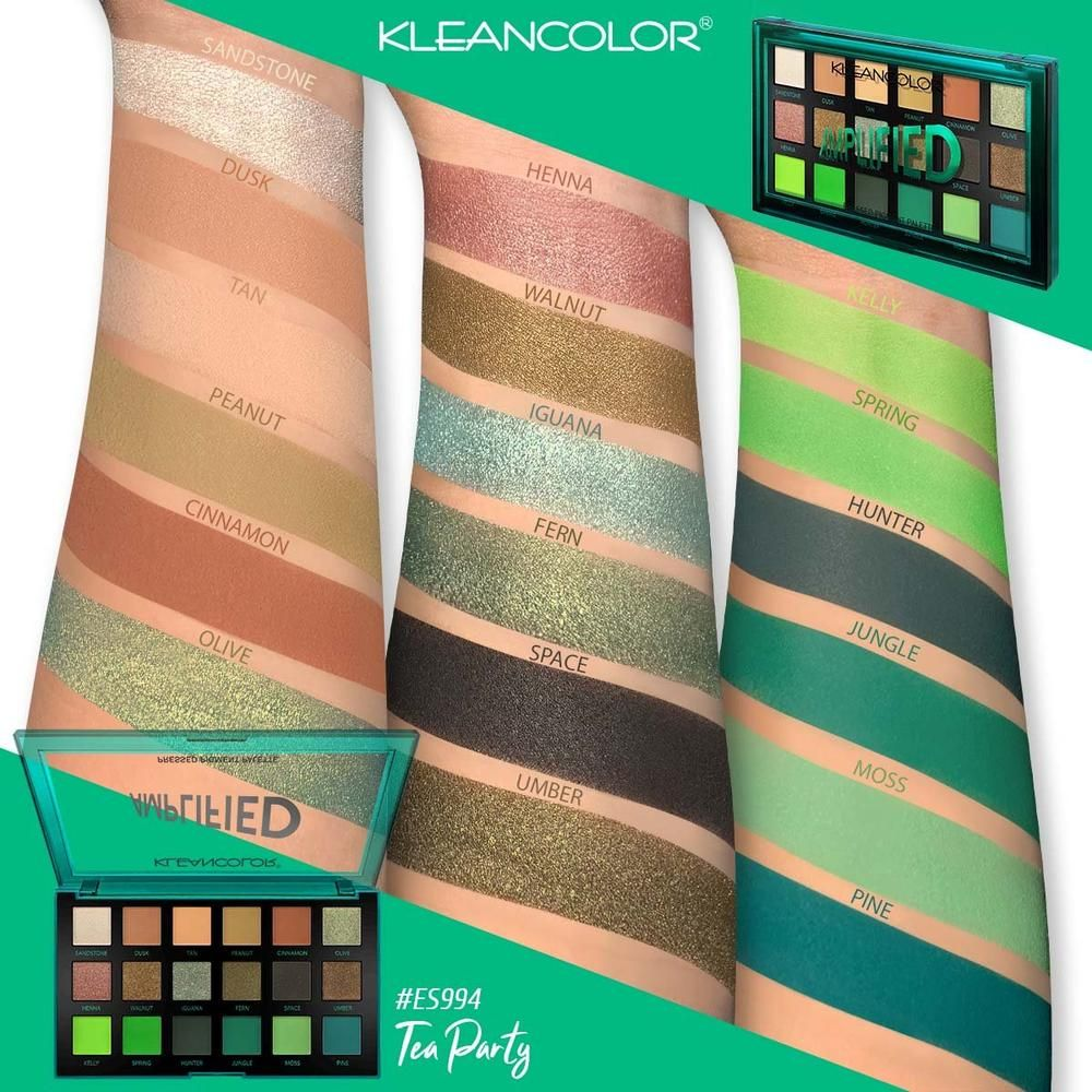 ES994 Paleta De Sombras Amplified Kleancolor