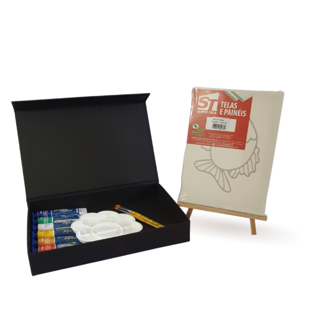 Kit Pintura em Tela Infantil 13 Peças JCN Artes